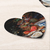 Abraham Mignon Fruits and oysters ペーパーコースター (アングル)