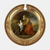 Abraham's Sacrifice Advent Jesse Tree メタルオーナメント (正面)