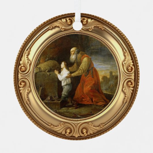 Abraham's Sacrifice Advent Jesse Tree メタルオーナメント (正面)