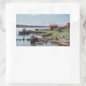Abrahamssonの「Motif from Jutolmen」スタンプ 長方形シール (バッグ)