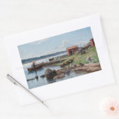 Abrahamssonの「Motif from Jutolmen」スタンプ 長方形シール (封筒)