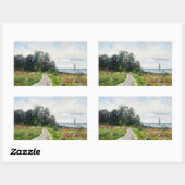 Abrahamsson's Sailboatsスタンプ 長方形シール (シート)