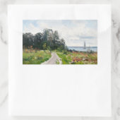 Abrahamsson's Sailboatsスタンプ 長方形シール (バッグ)