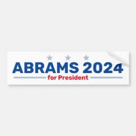 Abrams 2024バンパーステッカー バンパーステッカー