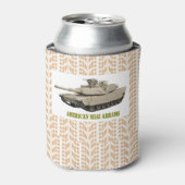 ABRAMS M1A1タンク 缶クーラー (缶正面)