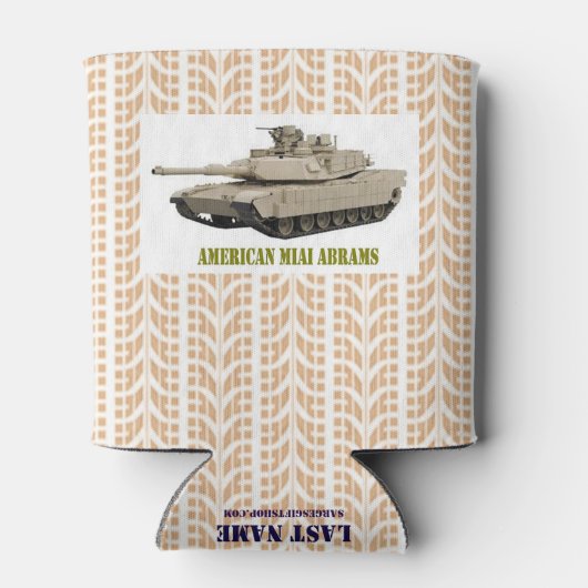 ABRAMS M1A1タンク 缶クーラー (裏面)