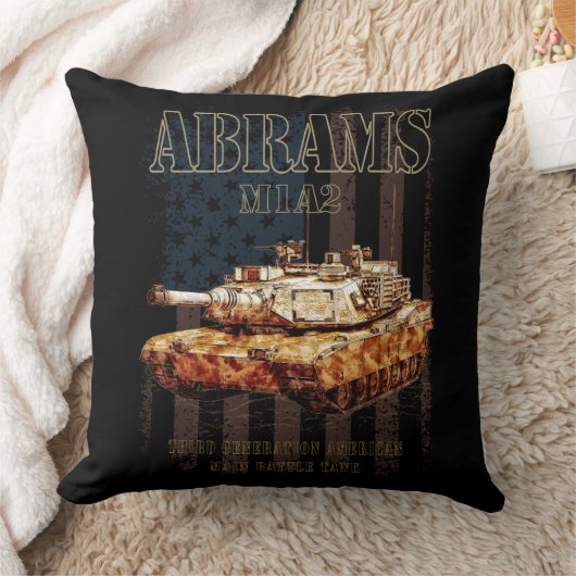 Abrams M1A2 MBT統一された州主戦車 クッション (ブランケット)