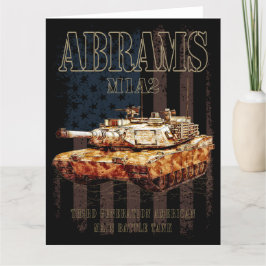 Abrams M1A2 MBT統一された州主戦車 サンキューカード