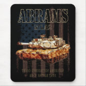 Abrams M1A2 MBT統一された州主戦車 マウスパッド (正面)