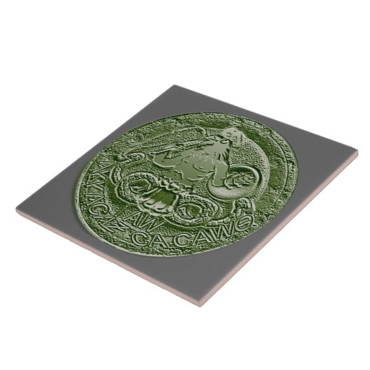 abraxasの浅浮き彫り タイル (側面)