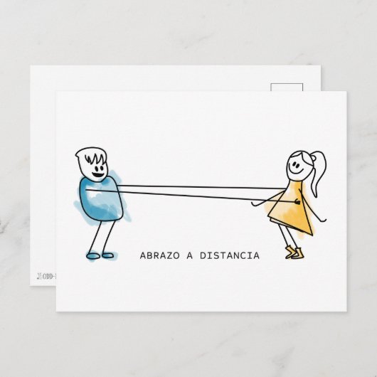 Abrazo a distancia ポストカード (正面/裏面)