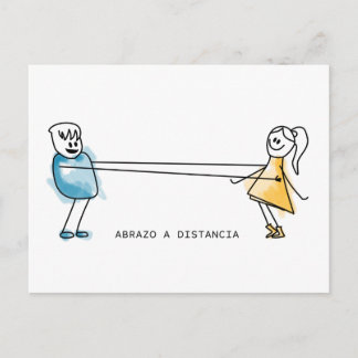 Abrazo a distancia ポストカード
