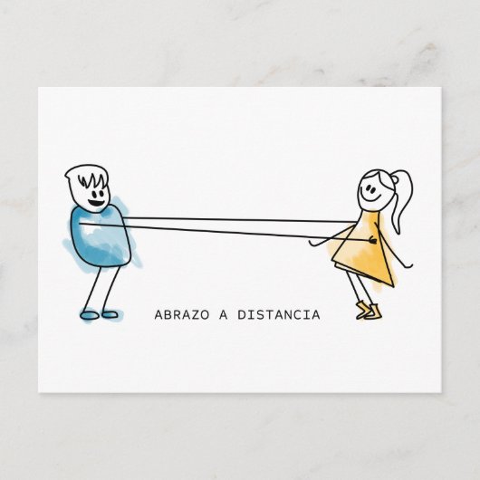 Abrazo a distancia ポストカード (正面)