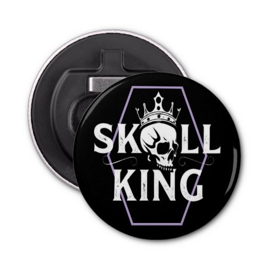 Abre botellas, diseño de calavera 栓抜き (正面)