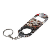 Abrebotellas de acero inoxidable navidad 1 - 001 キーホルダー栓抜き (正面アングル)