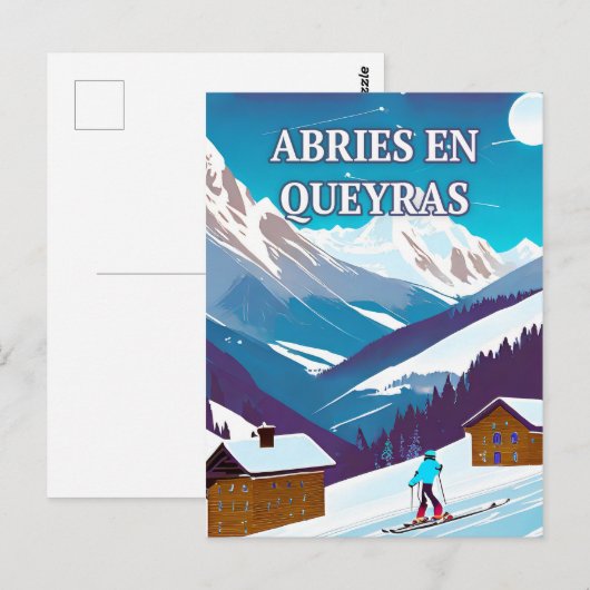 Abriès-en-Queyras : Refuge d'Hiver, Authenticité  ポストカード (正面/裏面)
