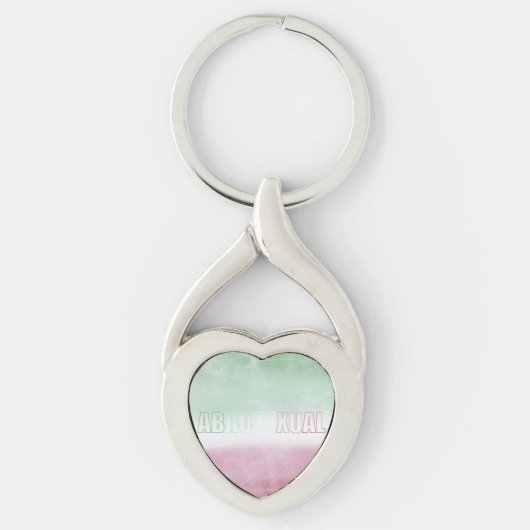 Abrosexual pride flag key ring キーホルダー (正面)