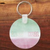 Abrosexual pride flag key ring キーホルダー (正面)