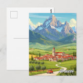 Abruzzo Italy Travel ポストカード (正面/裏面)