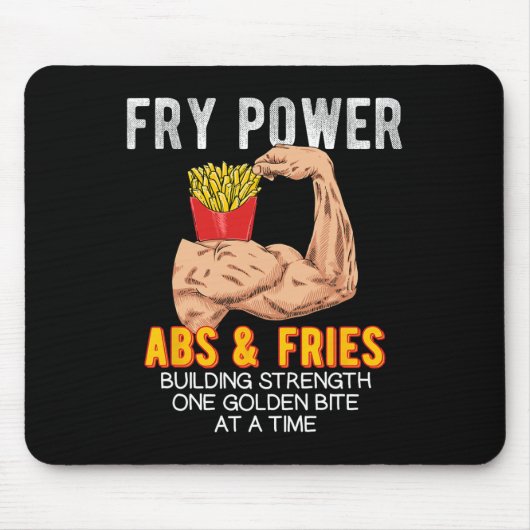Absおもしろいエクササイズフリフランスのーズ筋肉建物ボー マウスパッド (正面)