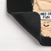 Absおもしろいエクササイズマッスル建物ボディビル1 マウスパッド (コーナー)