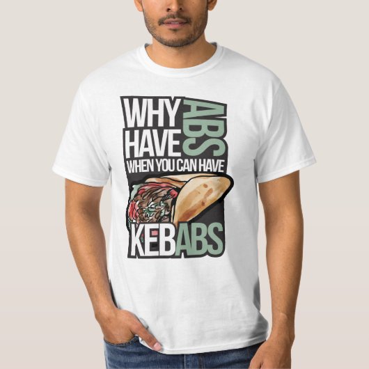 ABSおよびKebabsのティー Tシャツ (正面)