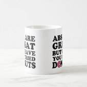 ABSに素晴らしいですが、試みられたドーナツのおもしろマグカップあります コーヒーマグカップ (中央)