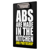 AbsはキッチンとPhotoshopで作られる – おもしろい クリップボード (左)