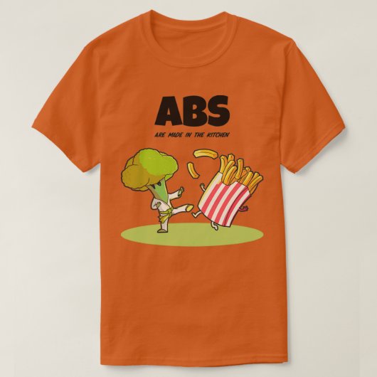 Absはキッチントレーニング Tシャツ (デザイン正面)