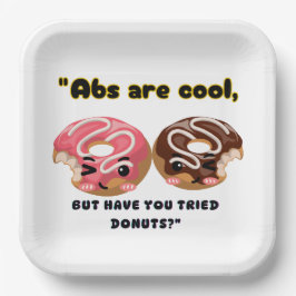 ABSはクールドーナツを試す必要がある ペーパープレート