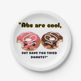 ABSはクールドーナツを試す必要がある ペーパープレート