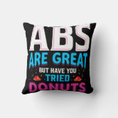 Absは素晴らしでもドーナツを試した? クッション (裏面)