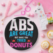 Absは素晴らしでもドーナツを試した？ ペーパープレート (パーティー)