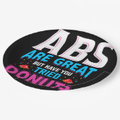 Absは素晴らしでもドーナツを試した？ ペーパープレート (アングル)