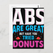 Absは素晴らしでもドーナツを試した? ポストカード (正面/裏面)