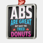 Absは素晴らしでもドーナツを試した? メタルオーナメント (左)