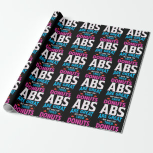 Absは素晴らしでもドーナツを試した？ ラッピングペーパー
