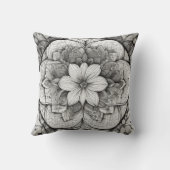 absを使用した鉛筆のスケッチアートのコンポジションを作成する クッション (裏面)