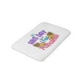 Absデイコアトレーニング – パグドッグラバー バスマット (アングル)