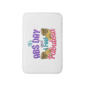 Absデイコアトレーニング – パグドッグラバー バスマット (正面縦)