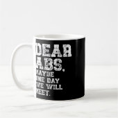 Abs親愛多分重量挙げボディビルティー コーヒーマグカップ (左)