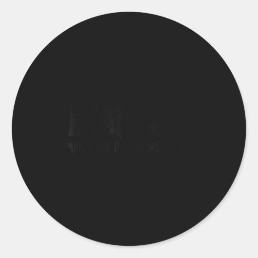 Abs、親愛おそらく1日で会う – おもしろいGym Q ラウンドシール (正面)