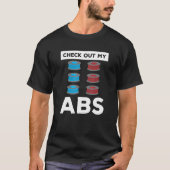 Abs 3Dプリントプリンタ印刷操作のチェックアウト Tシャツ (正面)
