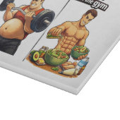 Abs Are Made in the Kitchen Chopping Board カッティングボード (角)