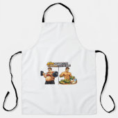 Abs Are Made in the Kitchen, Not in the Gym Apron エプロン (正面)