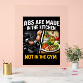 Abs Are Made in the Kitchen Wall Art アクリルサイン (ウェディング)