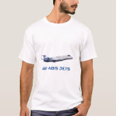 ABS Jets Airlines Learjet Airplane Tシャツ (正面)