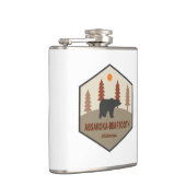 Absaroka - Beartooth Wilderness Bear フラスク (右)