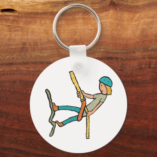 Abseiling キーホルダー (正面)