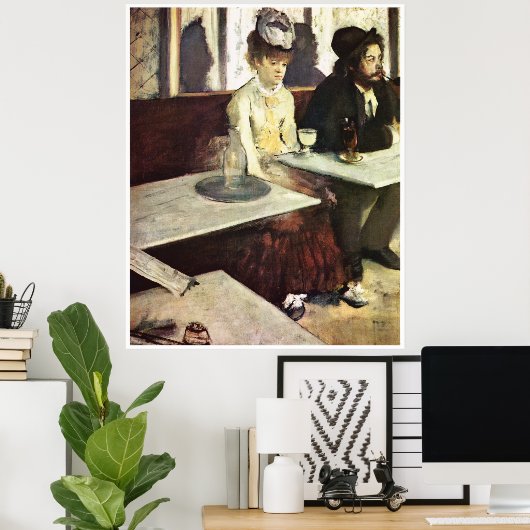 Absinthe, 1876 - Edgar Degas ポスター (ホームオフィス)